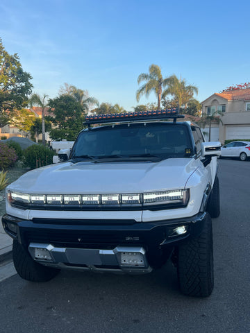 Hummer EV Lightbar Rack with 50" Rigid Lightbar