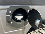 Hummer H1 Fuel Door Set Billet Aluminum Locking Doors  Includes Main and Aux